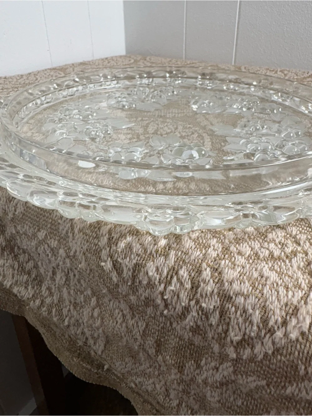 Vintage mikasa Carmen cake platter